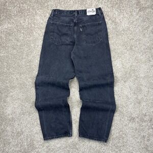 Vintage 1994 Levi's Silver Tab Baggy Ripped Jeans Size 28 (Fits 30x29)